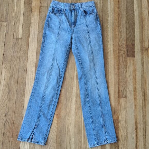 DL1961 Patti High Rise Straight Vintage Jeans in Sea View - Picture 2 of 9